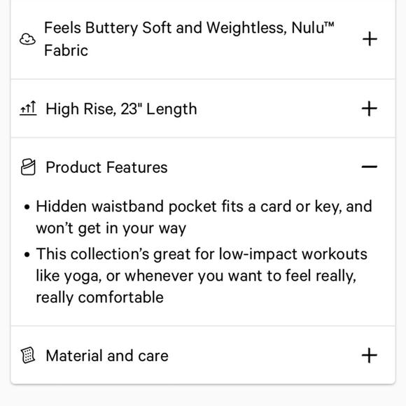 NWT Lululemon Align HR Crop 21” Water Blossom Multi Sz 2 - Picture 8 of 14